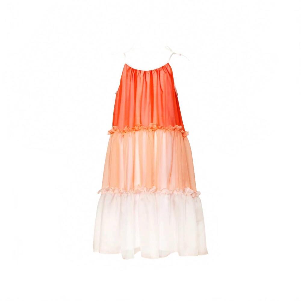 NEW PAADE MODE girl's silk dress in pink